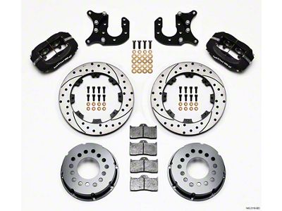 Wilwood Forged Dynalite P/S Rear Kit Drilled Rotor Mopar-Dana 2.72in - 140-2116-BD