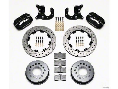 Wilwood Forged Dynalite P/S Rear Kit Drilled Rotor Mopar-Dana 2.36in - 140-2117-BD