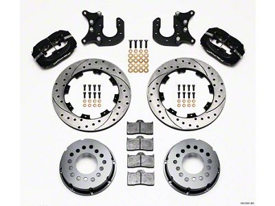 Wilwood Forged Dynalite P/S Rear Kit Drilled Rotor Mopar/Dana 2.36in - 140-5591-BD