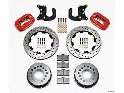 Wilwood Forged Dynalite P/S Rear Kit Drilled Red (Mopar/Dana 2.36in)