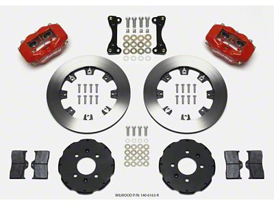 Wilwood Forged Dynalite Front Hat Kit 12.19in Red 94-01 Honda/Acura - 140-6163-R