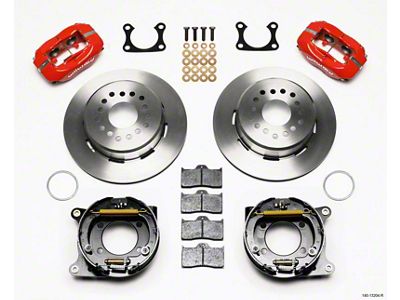 Wilwood Forged Dynalite P/S Park Brake Kit Red Big Ford - 140-7139-R
