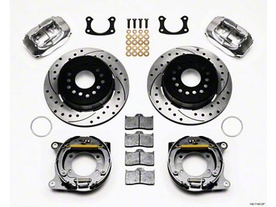 Wilwood Forged Dynalite P/S P-B Kit Drilled Polished New Big - 140-7140-DP