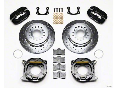 Wilwood Forged Dynalite P/S Park Brake Kit Drill-Zinc New Big - 140-7140-Z