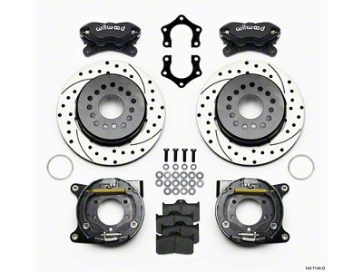 Wilwood Forged Dynalite P/S Park Brake Kit Drilled Mopar/Dana 2.36in - 140-7144-D