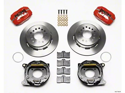 Wilwood Forged Dynalite P/S Park Brake Kit Red 93-97 Camaro/Firebird - 140-7148-R