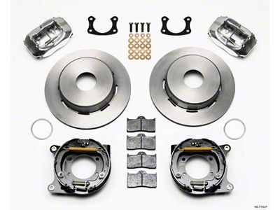 Wilwood Forged Dynalite P/S Park Brake Kit Polished Big Ford - 140-7150-P