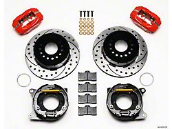 Wilwood Forged Dynalite P/S P-B Kit Drilled-Red (2005-2014 Mustang)