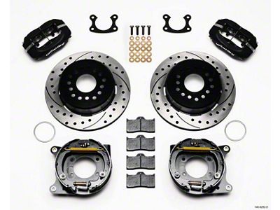 Wilwood Forged Dynalite P/S Park Brake Kit Drilled Small Ford - 140-9282-D
