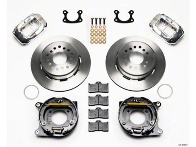 Wilwood Forged Dynalite P/S Park Brake Kit Polish Small Ford - 140-9282-P