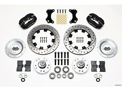 Wilwood Forged Dynalite Front Kit 12.19in Drilled WWE ProSpindle - 140-9918-D