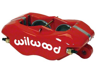 Wilwood Caliper-Forged Dynalite-Red 1.75in Pistons 1.10in Disc - 120-12502-RD