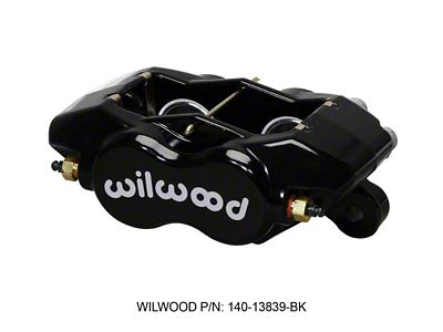 Wilwood Caliper-Forged DynaliteI-Black 1.38in Pistons .81in Disc - 120-13839-BK