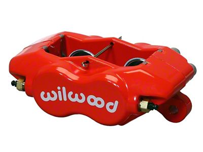 Wilwood Caliper-Forged DynaliteI-Red 1.62in Pistons .81in Disc - 120-13842-RD