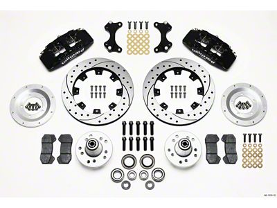 Wilwood Dynapro 6 Front Hub Kit 12.19in Drilled ProSpindle - 140-10741-D