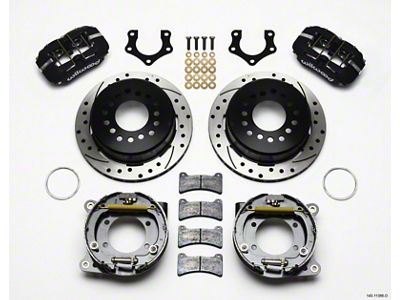 Wilwood Dynapro Low-Profile 11.00in P-Brake Kit Drilled Mopar/Dana 2.50in Off - 140-11386-D