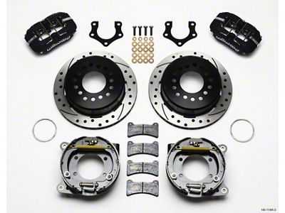Wilwood Dynapro Low-Profile 11.00in P-Brake Kit Drilled Mopar/Dana 2.36in Off - 140-11395-D