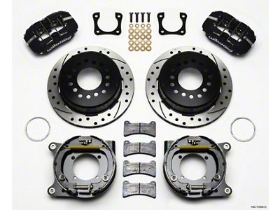 Wilwood Dynapro Low-Profile 11.00in P-Brake Kit Drilled Chevy 12 Bolt - 140-11400-D