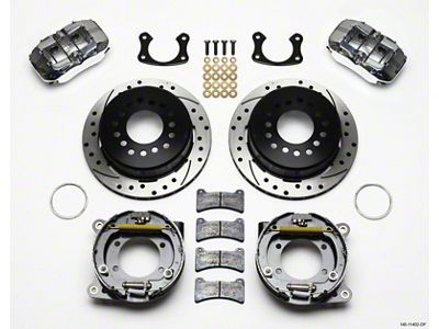 Wilwood Dynapro Low-Profile 11.00in P-Brake Kit Drill-Pol New Big Ford - 140-11402-DP