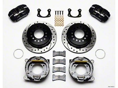 Wilwood Dynapro Low-Profile 11.00in P-Brake Kit Drilled Small Ford 2.50in - 140-11403-D