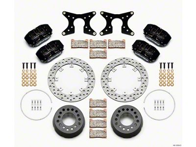 Wilwood Dynapro Lug Mount Dual Rear Dynamic Kit SA Drilled - 140-12554-D