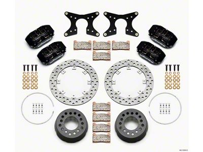 Wilwood Dynapro Lug Mount Dual Rear Dynamic Kit SA Drilled - 140-12555-D