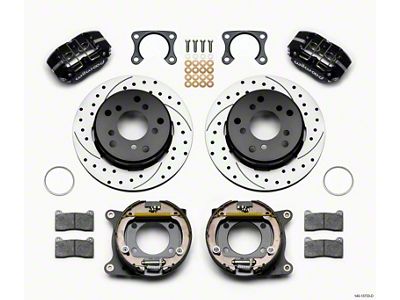Wilwood Dynapro Lug Mount P/S Park Brake Kit Drilled Big - 140-13733-D