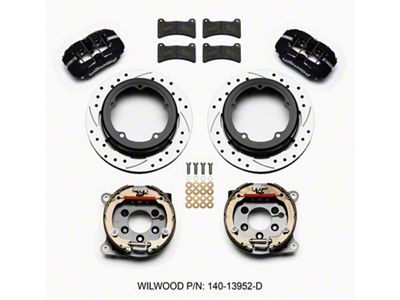 Wilwood Dynapro Low-Profile 11.00in P-Brake Kit Drilled Strange Eng Floater - 140-13952-D