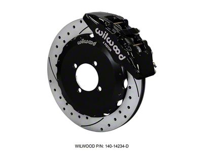 Wilwood Dynapro 6 Front Hat Kit 12.88in Drilled 2016-Up Mazda - 140-14234-D