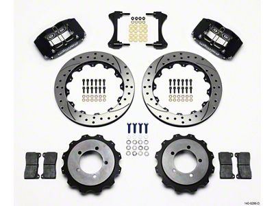 Wilwood Dynapro Radial Rear Kit 13.00in Drilled Mitsubishi EVO VIII - 140-9286-D