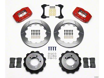 Wilwood Dynapro Radial Rear Kit 13.00in Red Mitsubishi EVO VIII - 140-9286-R