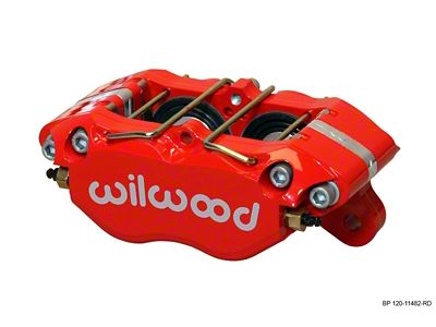 Wilwood Caliper-Dynapro Dust-Boot 5.25in Mount - Red 1.75in Pistons .81in - 120-11482-RD