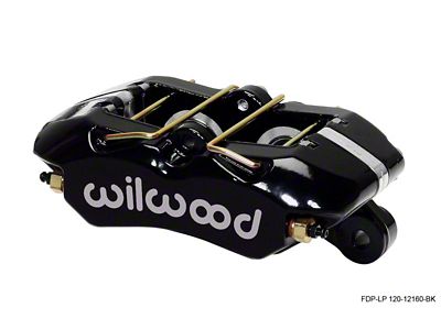 Wilwood Caliper-Dynapro Low-Profile 5.25in Mount - Blk Pwd 1.12in Pistons - 120-12160-BK
