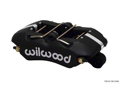 Wilwood Caliper-Dynapro Low-Profile 5.25in Mount - Blk Ano 1.12in Pistons - 120-12160