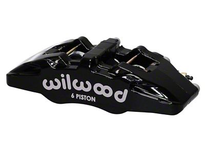 Wilwood Caliper-Forged Dynapro 6 5.25in Mount-L/H 1.62/1.38in/1.38in Pistons 1.10in Disc - 120-13433-BK