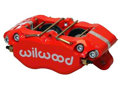 Wilwood Caliper-Dynapro Dust-Boot 5.25in Mount - Red 1.75in Pistons 1.00in - 120-15131-RD