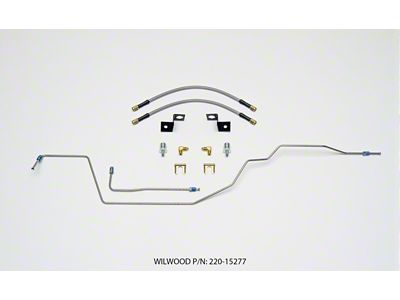 Wilwood Flexline Kit 14 inch -3 M10-1.0 IF 1/8 NPT - 220-15277