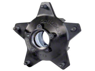 Wilwood Hub-Starlite 55 Rear - Standard Offset 5/8 C Studs-Drilled-Black-Less - 270-6513UBD