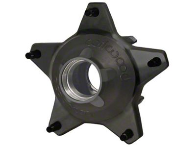 Wilwood Hub-Starlite 55 Front w/Cap Std. Offset 5/8 Studs-Drilled-Black - 270-6735BD