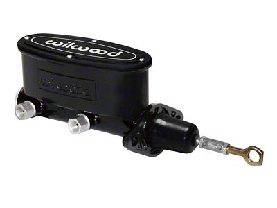 Wilwood High Volume Tandem M/C - 7/8in Bore Black-W/Pushrod - 260-12900-BK