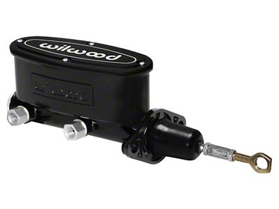Wilwood High Volume Tandem M/C - 15/16in Bore Black-W/Pushrod - 260-14157-BK