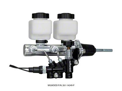 Wilwood Tandem Remote M/C Kit w L/H Brkt & Prop - 261-14249-P