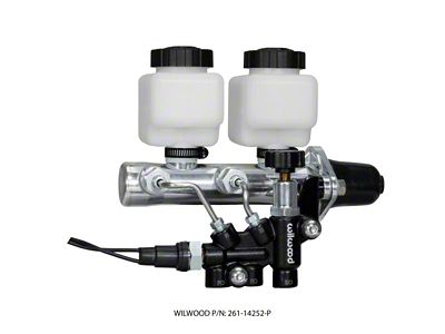 Wilwood Tandem Remote M/C Kit w L/H Brkt & Prop - 261-14252-P
