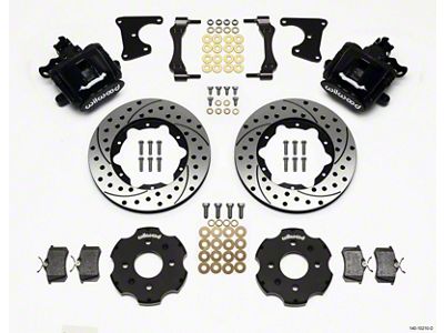 Wilwood Combination Parking Brake Rear Kit 11.00in Drilled Civic / - 140-10210-D