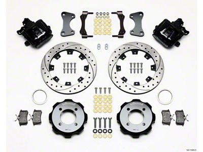 Wilwood Combination Parking Brake Rear Kit 11.75in Drilled 2011 Fiesta - 140-11900-D
