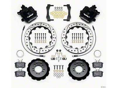 Wilwood Combination Parking Brake Rear Kit 12.88in Drilled 2013-Up Ford - 140-13031-D