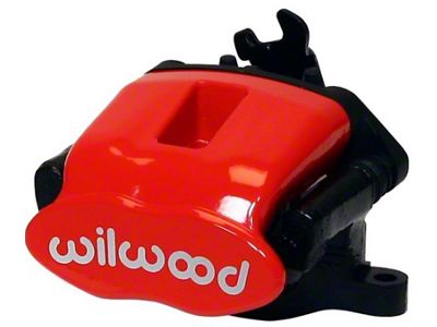Wilwood Caliper-Combination Parking Brake-Pos 6-R/H-Red 41mm piston .81in Disc - 120-10113-6-RD