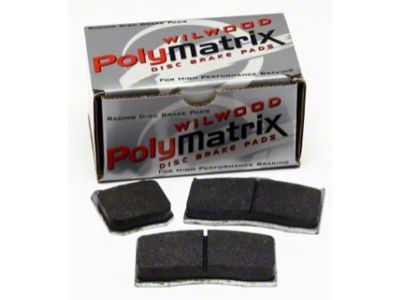Wilwood PolyMatrix Pad Set - 6812 E DLS DLS Floater DPS 3 Hole