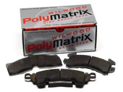 Wilwood PolyMatrix Pad Set - D154 Q GM Metric - 15Q-6831K