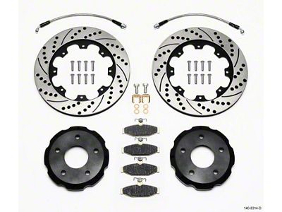 Wilwood Pro-Matrix Rear Kit Drilled 88-96 Corvette C4 - 140-8314-D